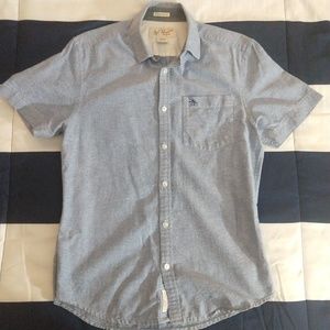 Original Penguin Short Sleeve Button Down Shirt